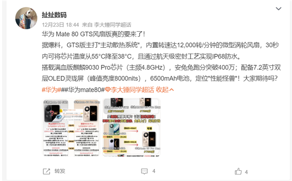 球盟会：华为2026年旗舰矩阵：Mate80 GTS与Pura X2双雄争霸(图3)